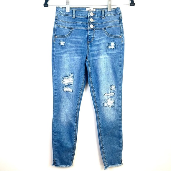 5 FOR $20 Jordache Blue Denim Jeans with Contrast Stitching - Picture 1 of 5